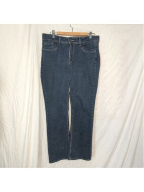 Riders by Lee Y2K Mid-Rise Bootcut Jeans Sz 32/29 — Dark Wash, Slight Stretch